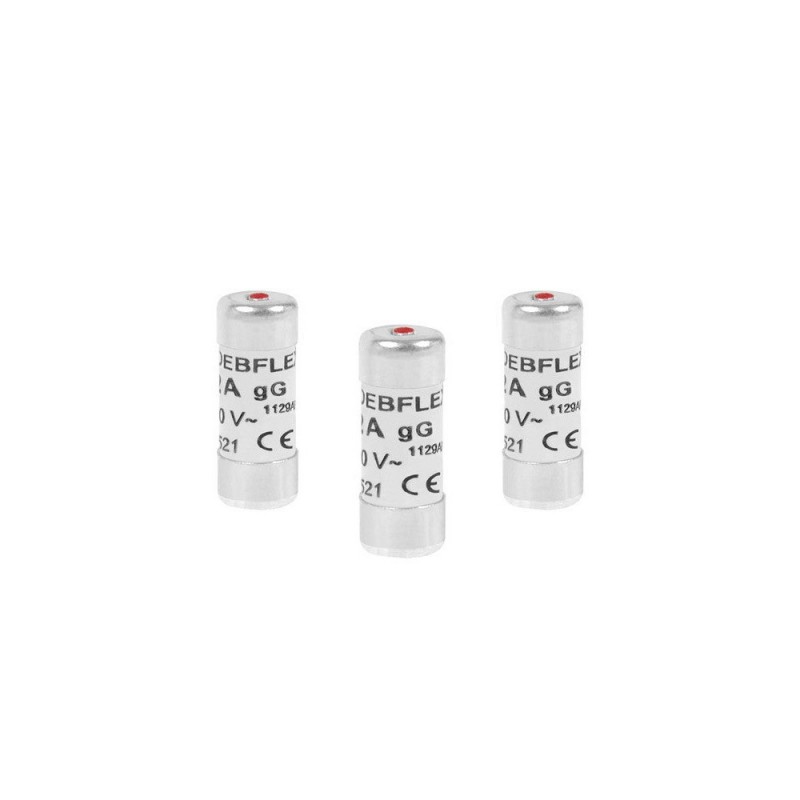 Lot de 3 fusibles céramique 16 A 10.3 X 31.5 Mm