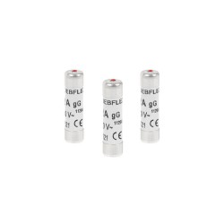 Lot de 3 fusibles céramique 16 A 8.5 X 31.5 Mm