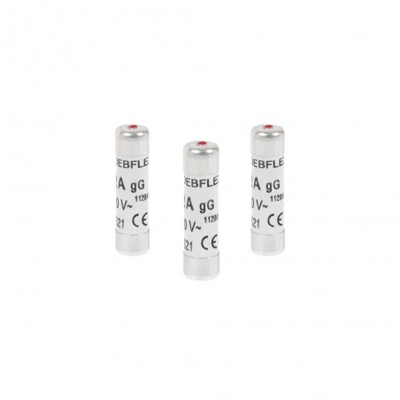 Lot de 3 fusibles céramique 16 A 8.5 X 31.5 Mm