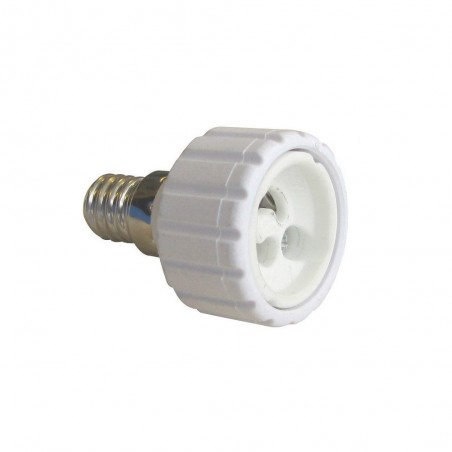 Transformateur de douille E14 En Gu10 en plastique blanc 100 W