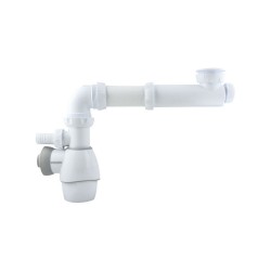 Siphon déporté lavabo-évier 1 bac