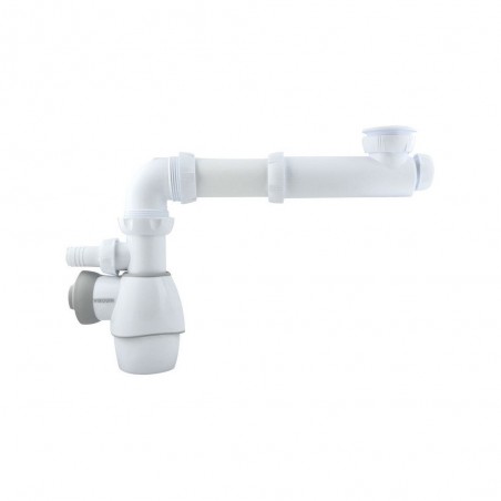 Siphon déporté lavabo-évier 1 bac