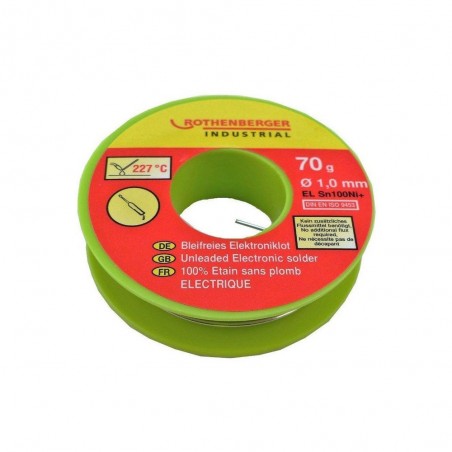 Bobine étain électronique 1 Mm 200 G. Rothenberger