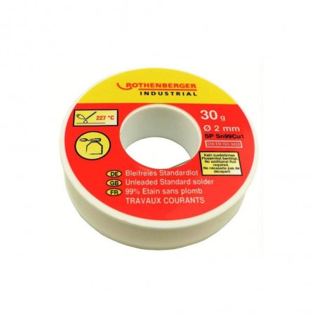 Bobine étain Radio 15 Mm 30 G. Rothenberger