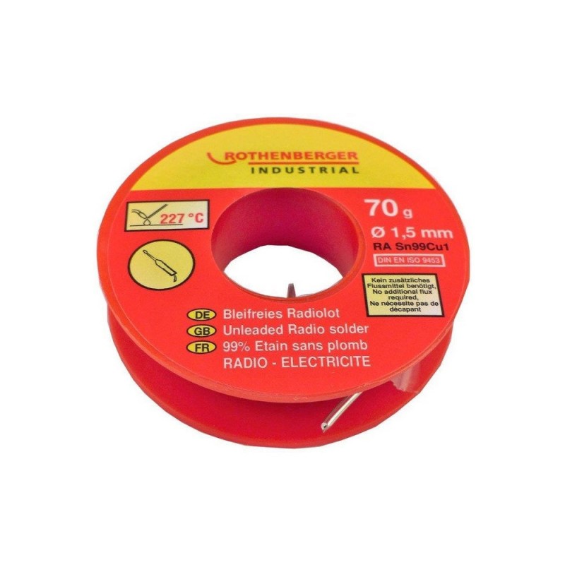 Bobine étain radio 15 Mm 70 G. Rothenberger