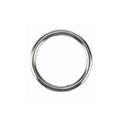 Lot de 10 anneaux pour tringle àrideau chic 20mm acier chromé