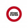 Disque défense dentrer en plastique