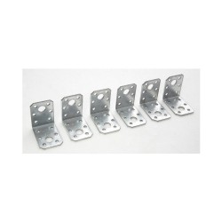 Lot de 6 équerres Galvanisé 50X50X35 Mm