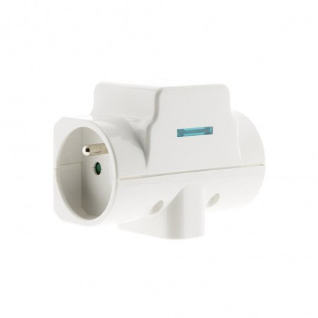 Triplite parafoudre 3 prises blancInotech