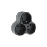Triplite Filaire 3 Prises Gris Zenitech