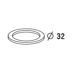 Joint plat diam. 32 mm