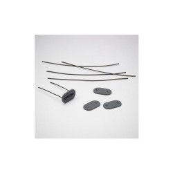 Lot de 26 Attaches Universel Pour Canisse Naterial Gris