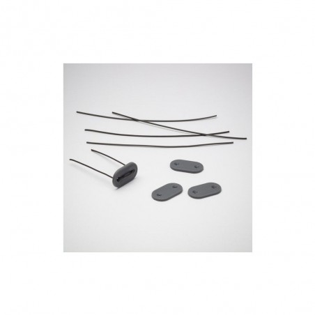 Lot de 26 Attaches Universel Pour Canisse Naterial Gris