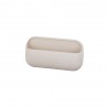 Panier H.14 x l.26 x P.7 cm blanc-blanc nÂ°0 Charlie