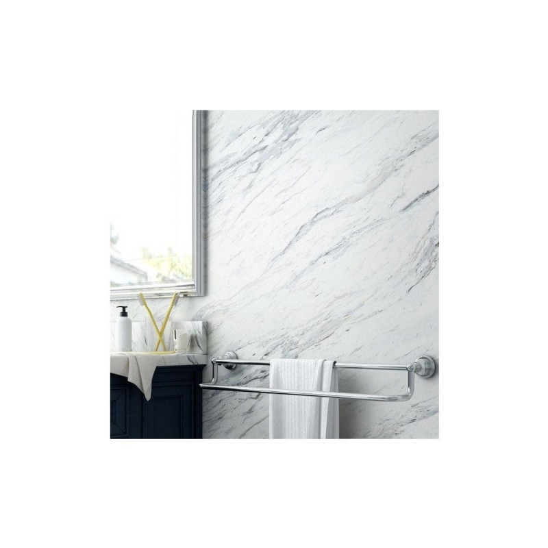 Porte-serviettes 2 barres fixes Dublin chrome -  - meilleure qualité