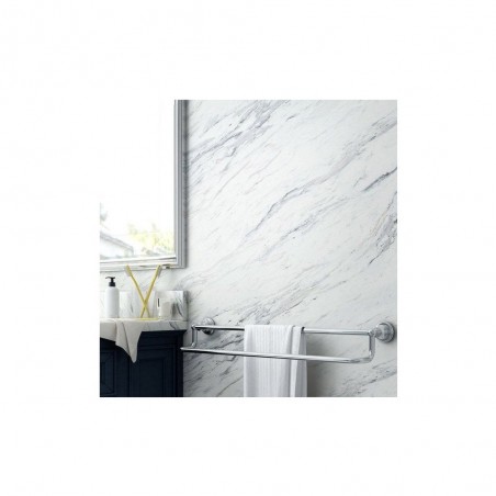 Porte-serviettes 2 barres fixes Dublin chrome -  - meilleure qualité