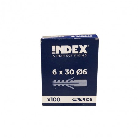 Cheville nylon 6X30 (bte de 100pces)