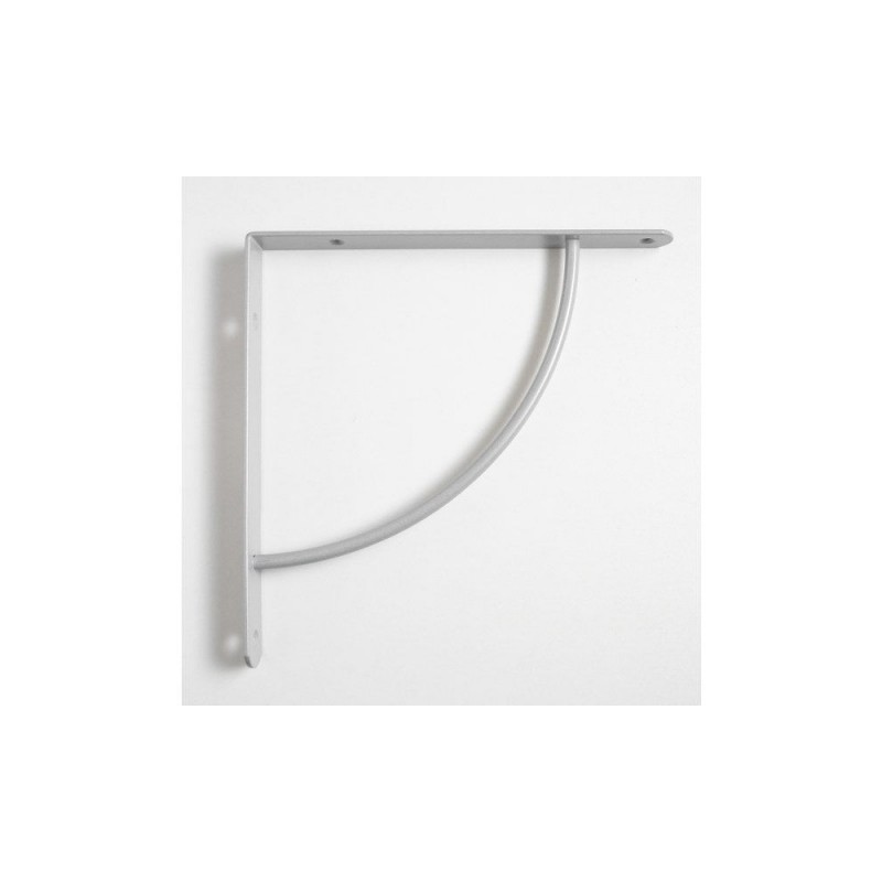 Equerre Bi Bop Acier Epoxy Blanc H.18 X P.18 Cm