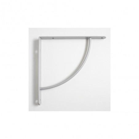 Equerre Bi Bop Acier Epoxy Blanc H.18 X P.18 Cm