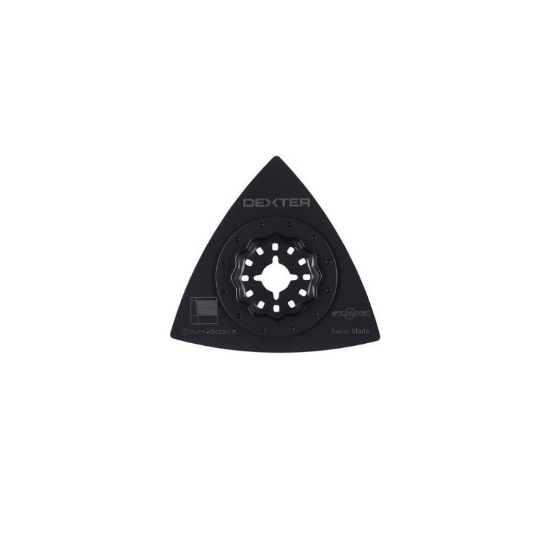 Plateau de ponçage delta avec patin abrasif Starlock