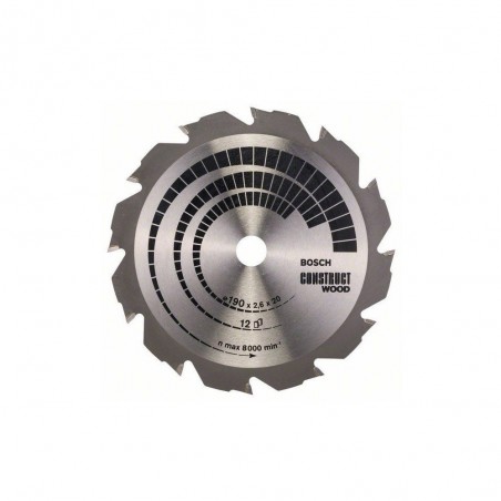 Lame coupe rapide et grossière Bosch scie circulaire 190 Mm bois et aluminium