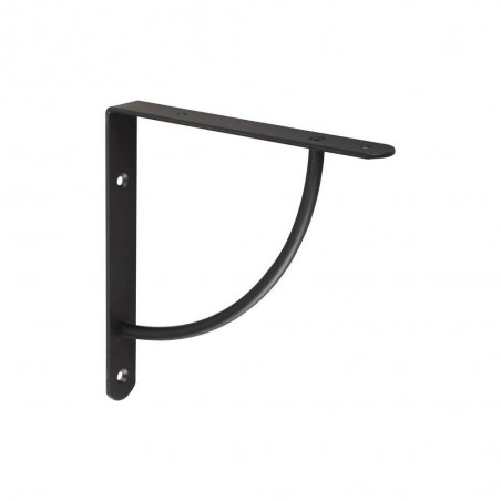 Equerre Bi Bop Acier Epoxy Noir H.18 X P.18 Cm