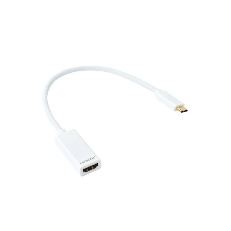 Câble Hdmi femelle vers Usb type C mâle 0.2 M Evology