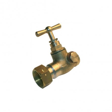 Robinet Darrêt Après Compteur Purgeur 2 Bouchons Mâle-Femelle 20 X 27Mm