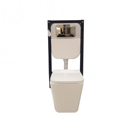 Plaque inox pour bâti 011S P J036A