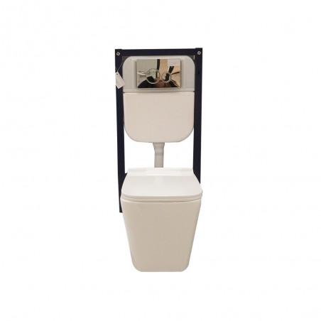 Plaque inox pour bâti 081SJ036A