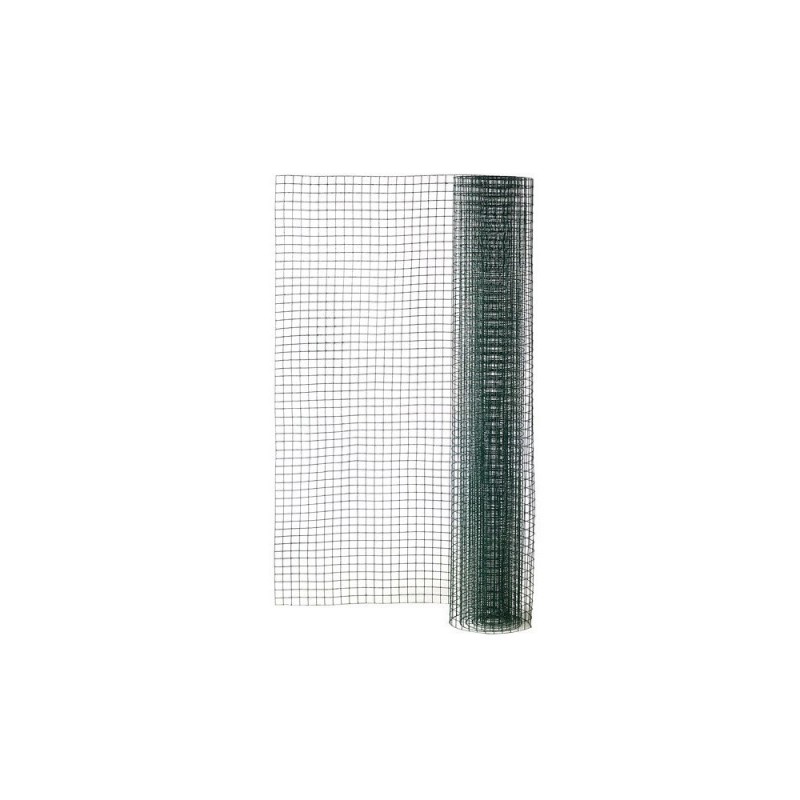 Grillage pour animaux soudé Vert H.0.5 X L.3 M Maille H.12 X L.12.7 Mm