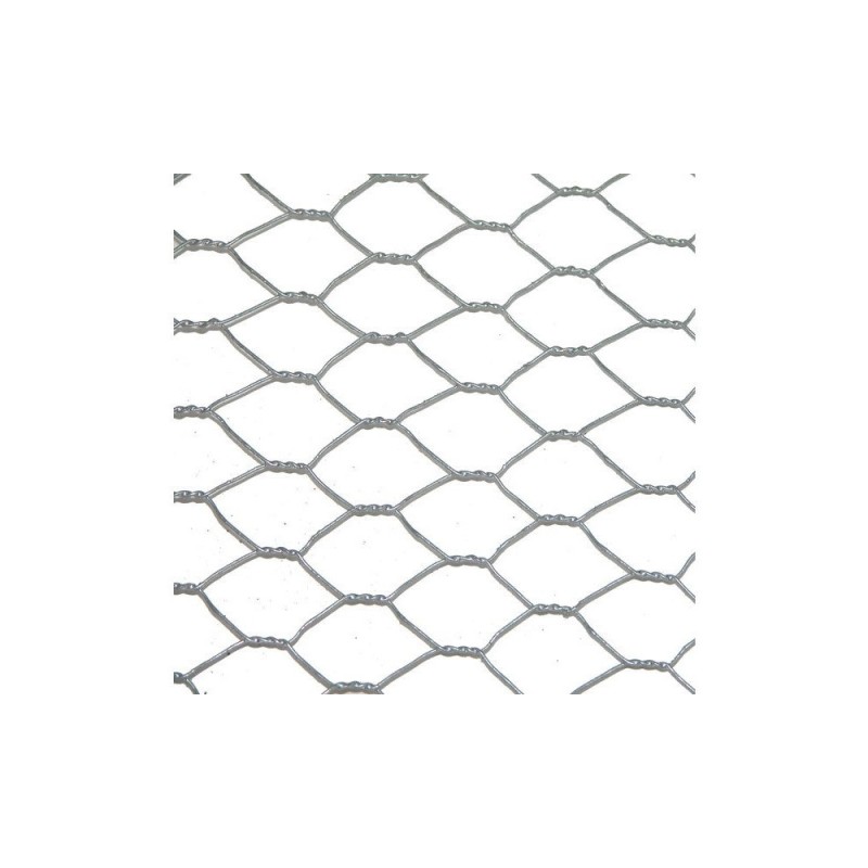 Grillage Pour Animaux Triple Torsion Gris H.0.5 X L.10 M Maille H.13 X L.13 Mm