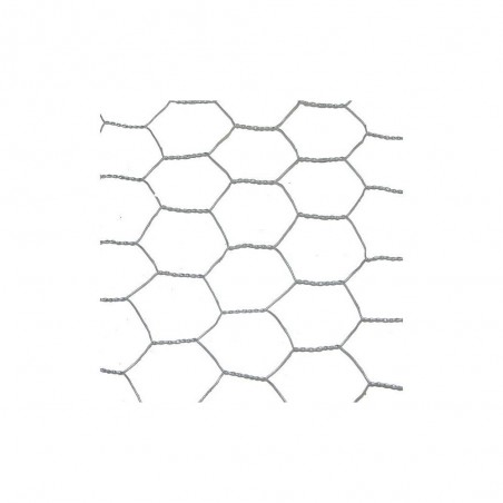 Grillage pour animaux triple Torsion Gris H.0.5 X L.3 M Maille H.25 X L.25 Mm