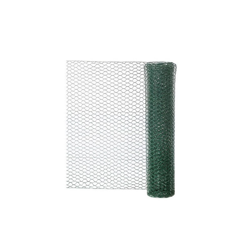 Grillage Pour Animaux Triple Torsion Vert H.0.5 X L.3 M Maille H.13 X L.13 Mm