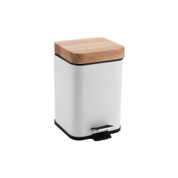 Poubelle de salle de bain 3 L blanc SENSEA SCANDI -  - meilleure qualité
