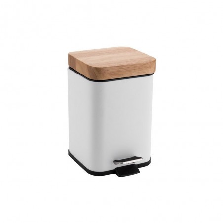 Poubelle de salle de bain 3 L blanc SENSEA SCANDI -  - meilleure qualité