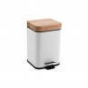 Poubelle de salle de bain 3 L blanc SENSEA SCANDI -  - meilleure qualité
