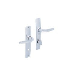 2 poignées de porte Rivangers Condamnation Vachette Zamak Entraxe 165 Mm