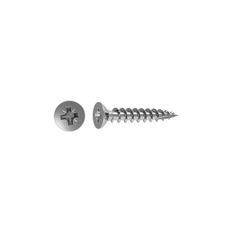 Lot de 25 Vis Inox Tête Fraisée Standers Diam.4 Mm X L.25 Mm