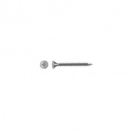 Lot de 45 vis acier tête fraisée StandersDiam.3.5 Mm X L.12 Mm