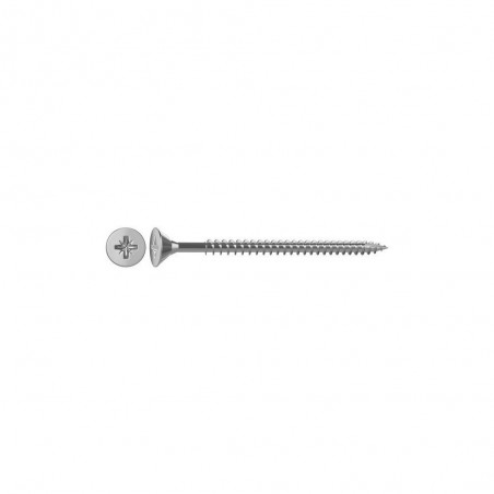 Lot de 6 vis acier tête fraisée StandersDiam.4 Mm X L.70 Mm