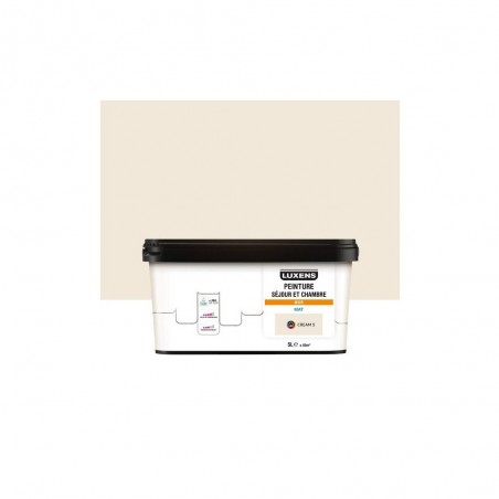 Peinture mur Intérieure LUXENS cream 5 mat 5 l