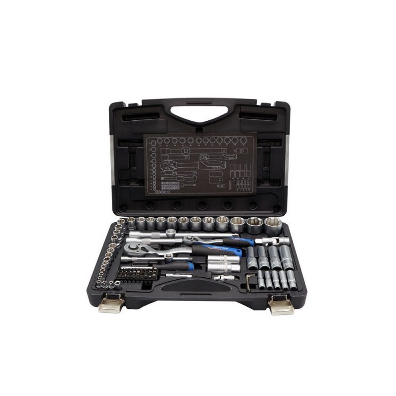 Coffret de clés à douille et embouts de mécanicien 85 pièces