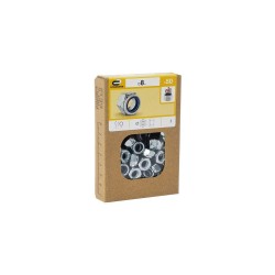 Lot de 50 écrous 6 Pans Acier Diam.8 Mm Standers