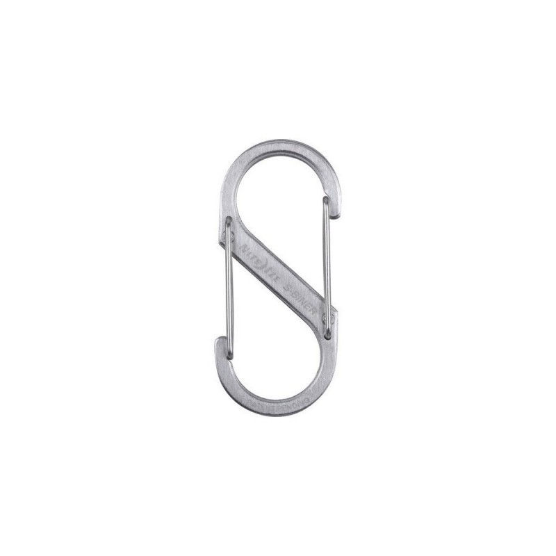 Mousqueton acier inox NITE IZE L. 7 x L. 3 cm x Ep. 0.7 mm