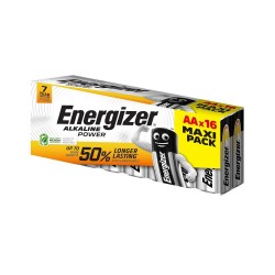 Lot de 16 piles alcaline lr6 aa Power ENERGIZER