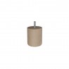 Pied De Meuble Cylindrique Fixe Hê tre Brut Blanc - Beige - Naturels 8 Cm