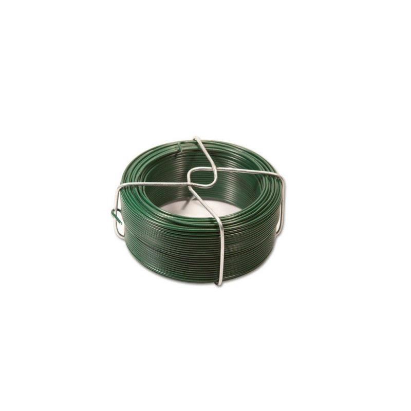 Fil dattache plastifié vert 1.6 mm x 50 m