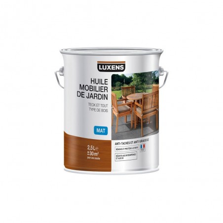 Huile pour mobilier de jardin incolore 2.5L -  - meilleure qualité