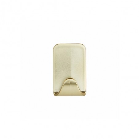 Lot de 4 crochets adhésif déco métal COMMAND doré 0.225 kg